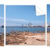 Beach Seaside Crowd Building Cleaning Cloth Phone Screen Glasses Cleaner 5pcs view 1