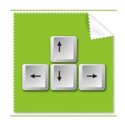 Cap Direction Guide Keyboard Cleaning Cloth Phone Screen Glasses Cleaner 5pcs