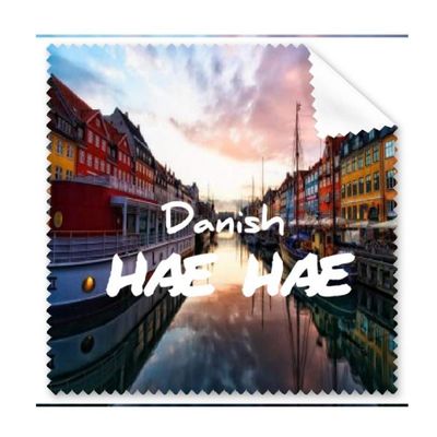 Beautiful Haha Pretty City Denmark Cleaning Cloth Phone Screen Glasses Cleaner 5pcs