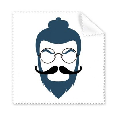 Ancient Eyeglasses Hairstyle Beard Cleaning Cloth Phone Screen Glasses Cleaner 5pcs