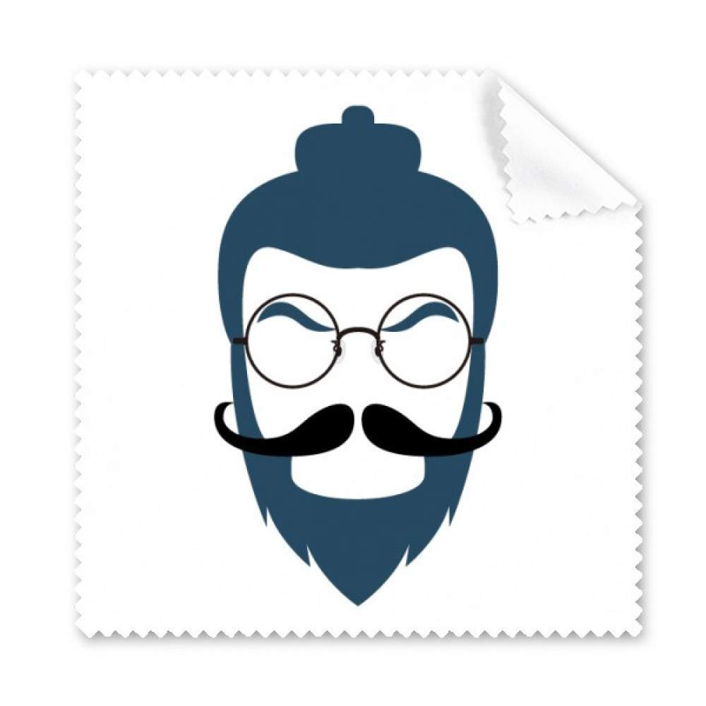 Ancient Eyeglasses Hairstyle Beard Cleaning Cloth Phone Screen Glasses Cleaner 5pcs