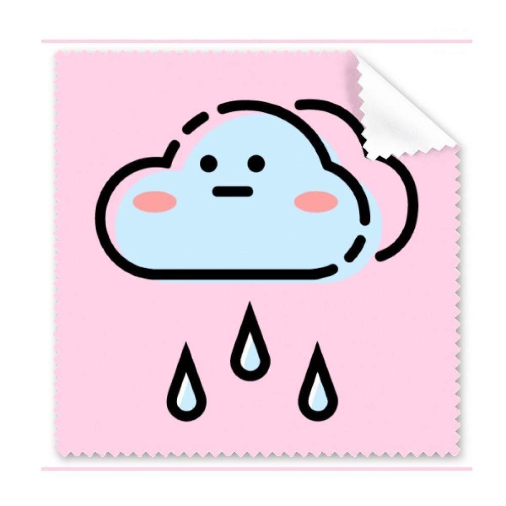 Animation Rain Overcast Cleaning Cloth Phone Screen Glasses Cleaner 5pcs