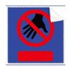 Logo No Touching Cleaning Cloth Phone Screen Glasses Cleaner 5pcs view 1