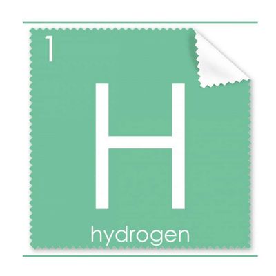 Chemistry Elements Period Table Nonmetal Hydrogen H Cleaning Cloth Phone Screen Glasses Cleaner 5pcs