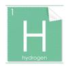 Chemistry Elements Period Table Nonmetal Hydrogen H Cleaning Cloth Phone Screen Glasses Cleaner 5pcs view 1
