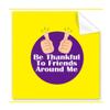 Expressing Grateful Life Friends Cleaning Cloth Phone Screen Glasses Cleaner 5pcs view 1