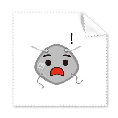 Bad Surprised Head Expression Face Cleaning Cloth Phone Screen Glasses Cleaner 5pcs