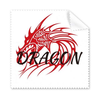Eastern Western Wings Mythical Animal Dragon Cleaning Cloth Phone Screen Glasses Cleaner 5pcs