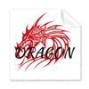 Eastern Western Wings Mythical Animal Dragon Cleaning Cloth Phone Screen Glasses Cleaner 5pcs view 1