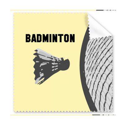 British Sports Badminton Art Deco Gift Fashion Cleaning Cloth Phone Screen Glasses Cleaner 5pcs
