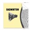British Sports Badminton Art Deco Gift Fashion Cleaning Cloth Phone Screen Glasses Cleaner 5pcs view 1