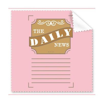 Daily List Information Newspapers Cleaning Cloth Phone Screen Glasses Cleaner 5pcs