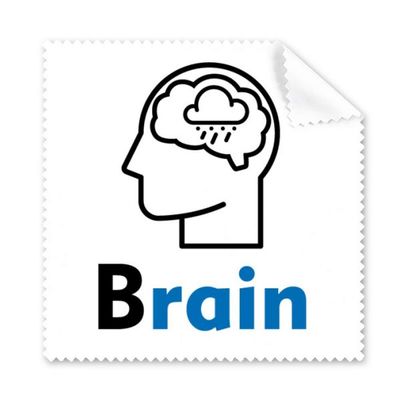 Brain Human Body Thinking Rain Cleaning Cloth Phone Screen Glasses Cleaner 5pcs