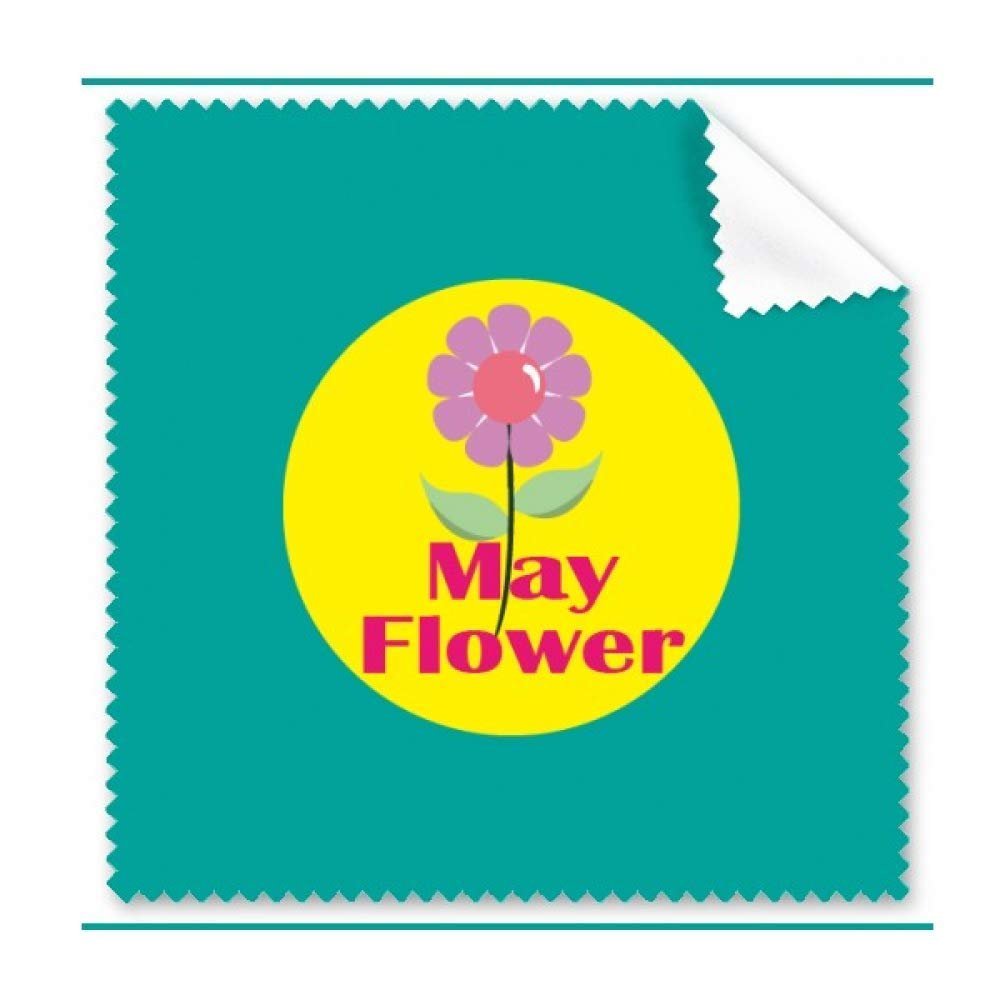 Thanksgiving Natural Mayflower Life Cleaning Cloth Phone Screen Glasses Cleaner 5pcs