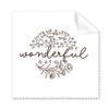 Beautiful Natural Flower Grass Lines Cleaning Cloth Phone Screen Glasses Cleaner 5pcs view 1