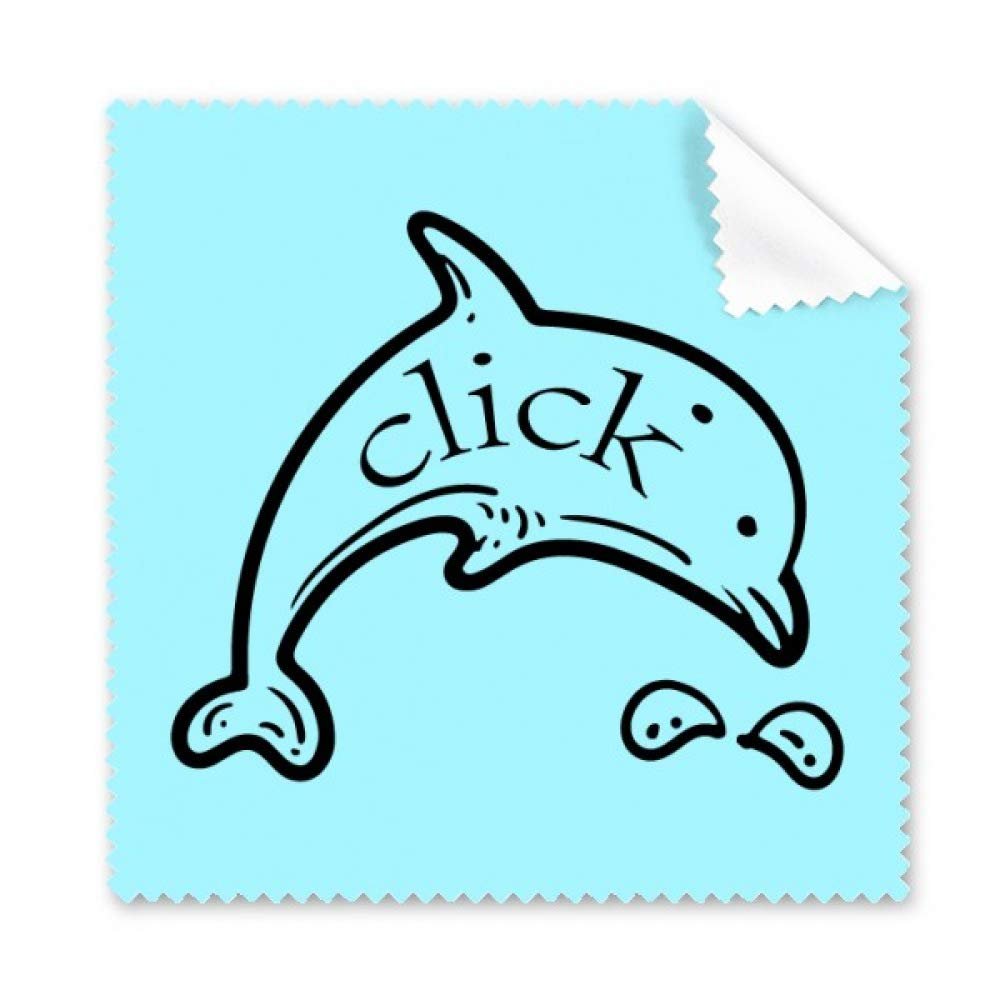 Dolphin Porpoise Cleaning Cloth Phone Screen Glasses Cleaner 5pcs