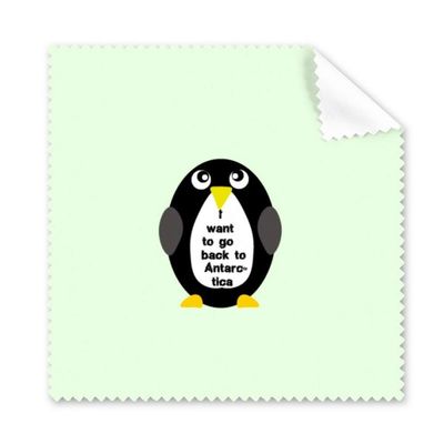 Environmental Protect Penguin Cleaning Cloth Phone Screen Glasses Cleaner 5pcs