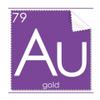 Chemistry Elements Period Table Transition Metals Gold Au Cleaning Cloth Phone Screen Glasses Cleaner 5pcs view 1