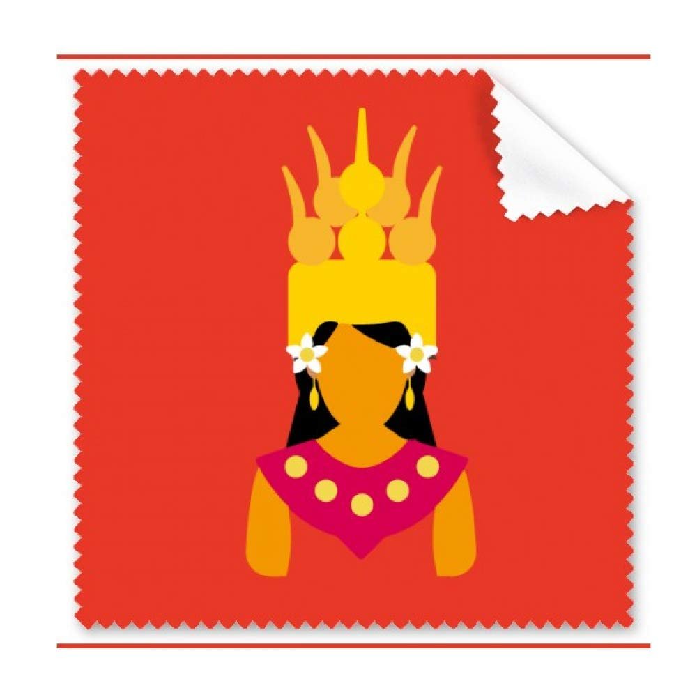 Cambodian Holiday Travel Headdress Cleaning Cloth Phone Screen Glasses Cleaner 5pcs