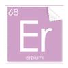 Chemistry Elements Period Table Lanthanide Erbium Er Cleaning Cloth Phone Screen Glasses Cleaner 5pcs view 1