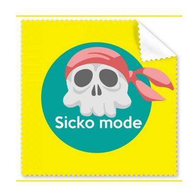 English Classic Emotional Lyrics Spirit Cleaning Cloth Phone Screen Glasses Cleaner 5pcs
