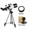 YXCKG Portable Telescope Beginners Telescopes with Tripod & Finder Scope, 70mm Refractor Telescope for Astronomy, Focal Ratio 5.76, High Definition Night Vision Entry Telescope (Size : Package 2) view 2