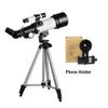 YXCKG Portable Telescope Beginners Telescopes with Tripod & Finder Scope, 70mm Refractor Telescope for Astronomy, Focal Ratio 5.76, High Definition Night Vision Entry Telescope (Size : Package 1) view 2