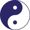 Decaltor Purple YIN & YANG - Laptop Stickers - 5" Vinyl Decal -Funny Laptop, Phone, Tablet Vinyl Decal Sticker,Bumper Sticker view 1