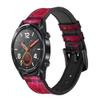 CA0677 Zodiac Red Galaxy Leather Smart Watch Band Strap for Wristwatch Smartwatch Smart Watch Size (18mm) view 1