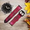 CA0677 Zodiac Red Galaxy Leather Smart Watch Band Strap for Wristwatch Smartwatch Smart Watch Size (18mm) view 2
