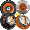 2X Audiobank AB674 6.5-Inch 600 Watts Peak Power Handling 3-Way Car Audio Stereo Coaxial Speakers + 2X Audiobank TW220 3.75-Inch Compression Unit Super Bullet Horn Tweeter