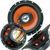 Audiobank 6.5-Inch 3-Way Orange Car Audio Stereo Coaxial Speakers - AB674 - Total of 2 Speakers / 600 Watts Peak Power Handling Rubber Coated Cloth Surround view 1
