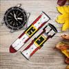 CA0468 Christmas Santa Red Suit Leather Smart Watch Band Strap for Wristwatch Smartwatch Smart Watch Size (18mm) view 2