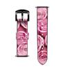 CA0519 Pink Rose Leather & Silicone Smart Watch Band Strap for Wristwatch Smartwatch Smart Watch Size (20mm) view 3