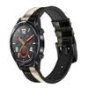 CA0398 Spartan Warrior Helmet Leather & Silicone Smart Watch Band Strap for Wristwatch Smartwatch Smart Watch Size (20mm) view 1