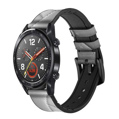 CA0364 Volleyball Ball Leather & Silicone Smart Watch Band Strap for Wristwatch Smartwatch Smart Watch Size (20mm)