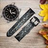CA0190 Gothic Corset Black Leather Smart Watch Band Strap for Wristwatch Smartwatch Smart Watch Size (24mm) view 2