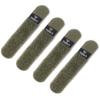 IDOGEAR Tactical Fastening Binding Strap Hook & Loop Reusable Strap (Ranger Green, Medium(4 pcs) view 1