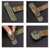 IDOGEAR Tactical Fastening Binding Strap Hook & Loop Reusable Strap (Ranger Green, Medium(4 pcs) view 4
