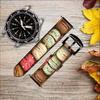 CA0009 Macarons Leather & Silicone Smart Watch Band Strap for Wristwatch Smartwatch Smart Watch Size (22mm) view 2