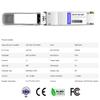 100G QSFP28 QSFP28 SR BIDI for Juniper JNP-QSFP-100G-BXSR 100GBASE-SRBD QSFP28 Optical Transceiver ModuleBIDI 850nm & 900nm 100m LC MMF DDM view 2