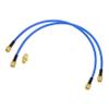 BINGFU SMA Male to SMA Male RG402 0.141" Semi-Flexible Cable 12" (2-Pack) - for VNA, Antenna Analyzer, Spectrum Analyzer & SWR Meter view 1