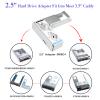 2.5 to 3.5 Hard Drive Adapter 9W8C4 Y004G WWGPK SSD Bracket Adapter Compatible for 3.5" Hard Drive Tray Caddy X7K8W KG1CH SSD Caddy Compatible with Dell PowerEdge T440 R530 R540 R440 R740 R730 R430 view 2