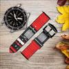 CA0611 Red Cassette Recorder Graphic Leather & Silicone Smart Watch Band Strap for Wristwatch Smartwatch Smart Watch Size (20mm) view 2