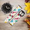 CA0637 Carnival Pattern Leather & Silicone Smart Watch Band Strap for Wristwatch Smartwatch Smart Watch Size (22mm) view 2