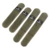 IDOGEAR Tactical Fastening Binding Strap Hook & Loop Reusable Strap (Ranger Green, Small(2 pcs)+Medium(2 pcs) view 1