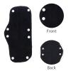 GORGECRAFT 10PCS Black Cotton Washable Hard Hat Sweatband Reusable Snap-On Sweatband Hard Hat Liner for Safety Accessories view 3
