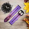 CA0745 Eiffel Paris Sunset Leather & Silicone Smart Watch Band Strap for Wristwatch Smartwatch Smart Watch Size (20mm) view 2