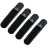 IDOGEAR Tactical Fastening Binding Strap Hook & Loop Reusable Strap (Black, Medium(4 pcs) view 1