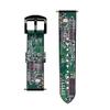 CA0808 Electronics Circuit Board Graphic Leather Smart Watch Band Strap for Wristwatch Smartwatch Smart Watch Size (18mm) view 3